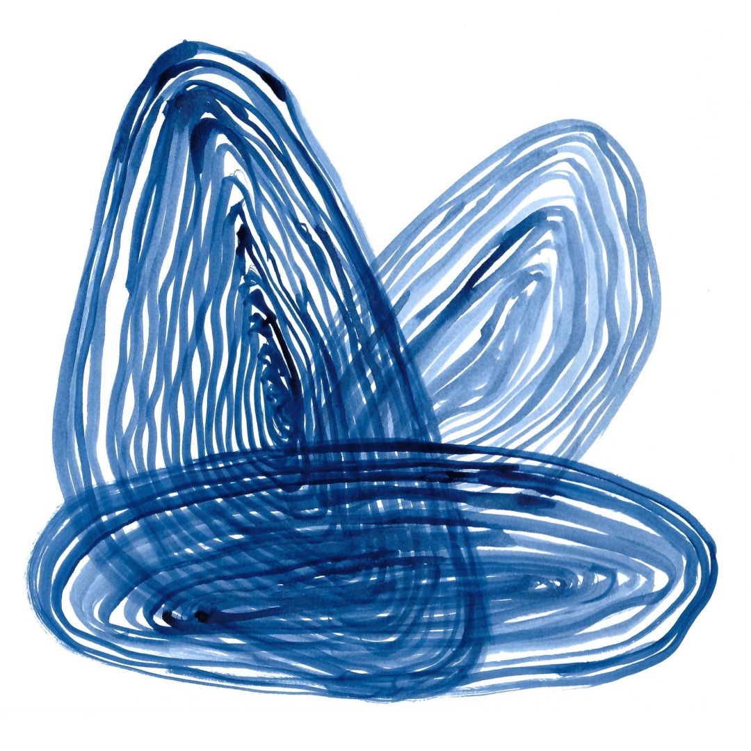 Blue forms, page from sketchbook.
October 2023, ink on paper
~ 25 x 25 cm

#sketchbook #abstractpainting #watercolor #canadianartist #artonpaper #artsurpapier #markdixon