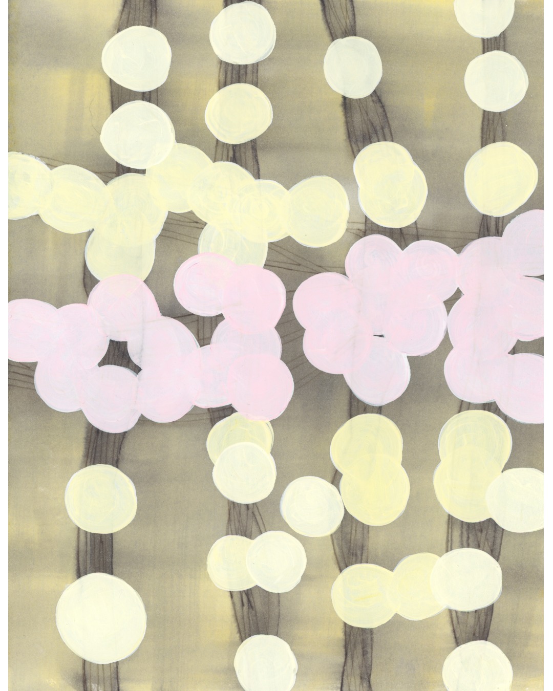 Specific pink gravity.

Sketchbook page; ink, watercolour & gouache on paper.

A sketchbook page has several lives.