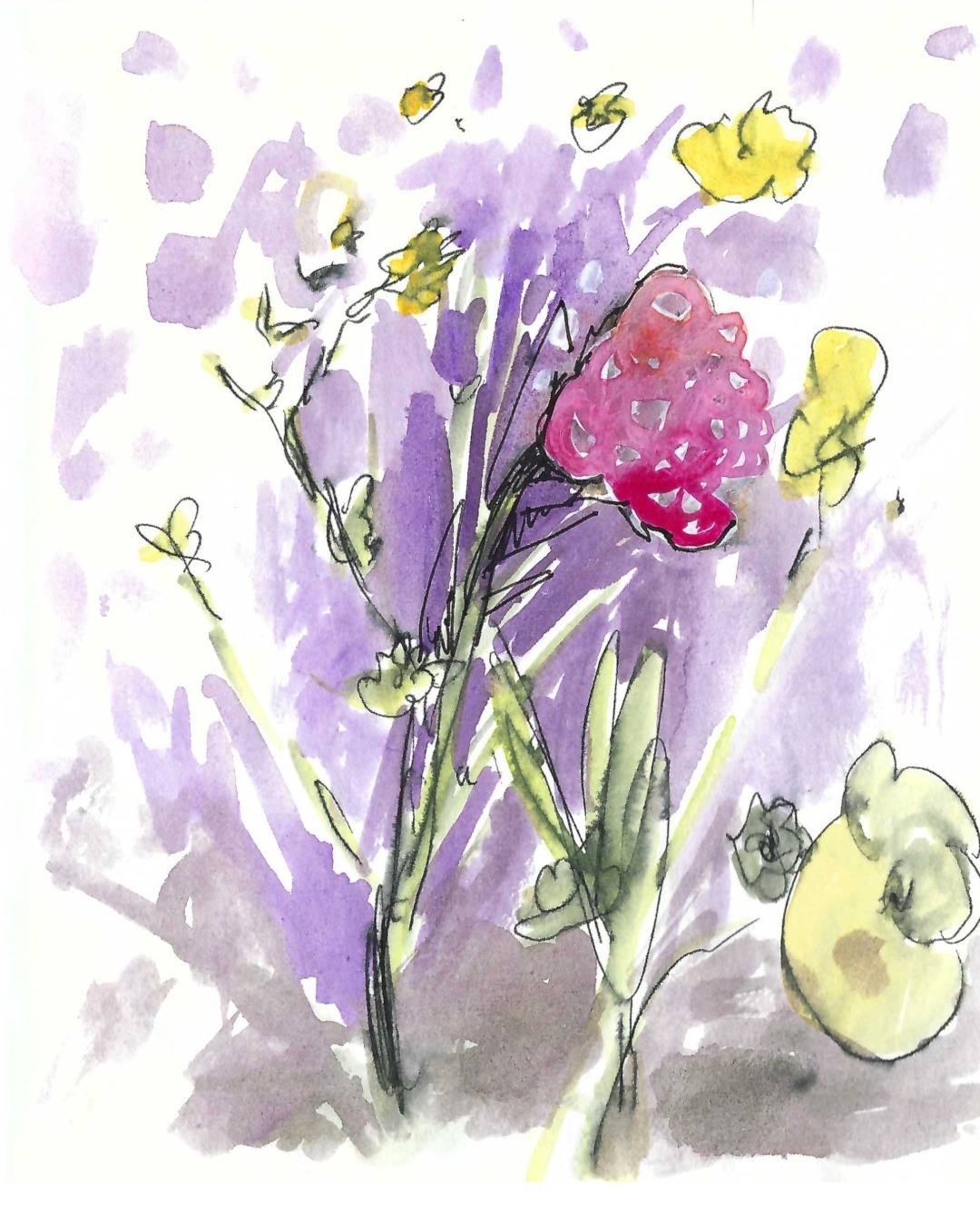 Sketchbook flowers
~ 19 x 16 cm
September 2023