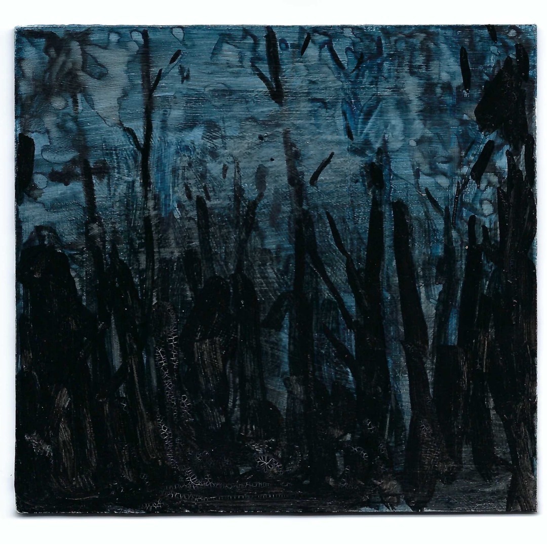 just before the dawn. 
A small ink painting on board. I find this light so difficult to capture. 
15 x 16 cm

#smallpainting #landscapepainting #peinturecontemporaine #markdixon #forestpainting #laurentides #quebec