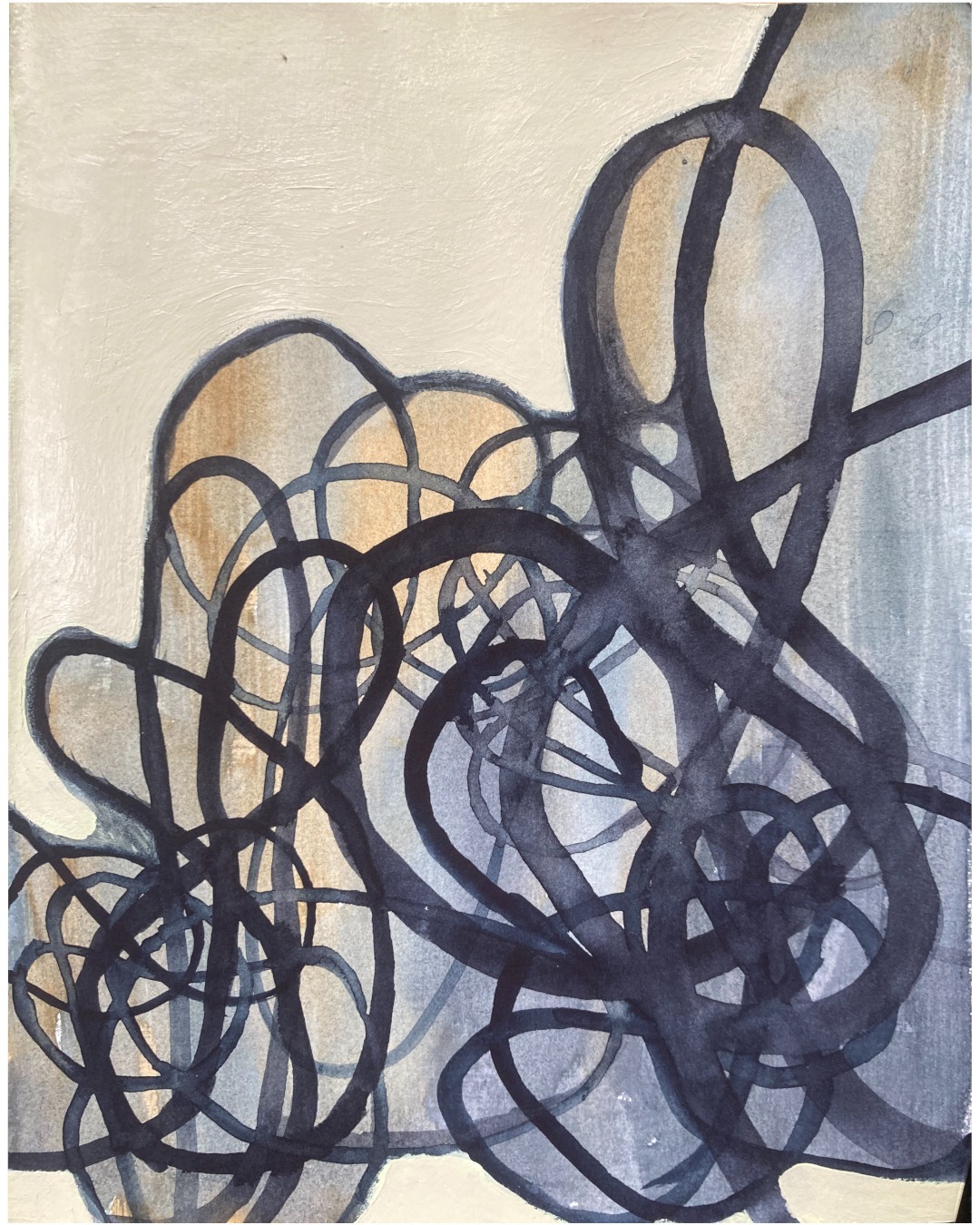 Winter to Summer - a sketchbook page.

Watercolour and acrylic.

#sketchbookpage#organicabstraction#paintingonpaper#canadianart