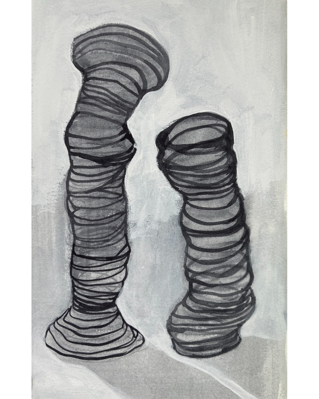 Inspired by public sculptures seen in Quebec City earlier this Summer.

#drawingofsculpture #marcantoinecote #artquebec #artquÃ©bÃ©cois #sketchbookstudy