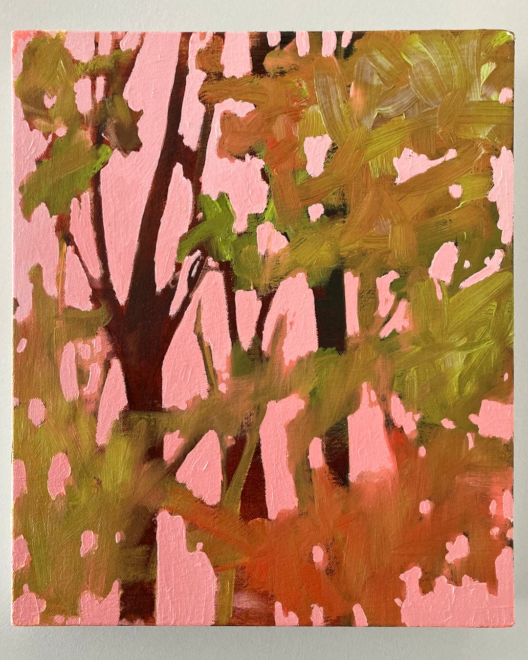 through pink, a small oil on canvas painting that I recently saw on a wall made several years ago.

#landscapepainting #pinksky #canadianart #canadianpainting #newbrunswick #smallpainting #canadianart #quebecartist #quebecart #contemporarypainting