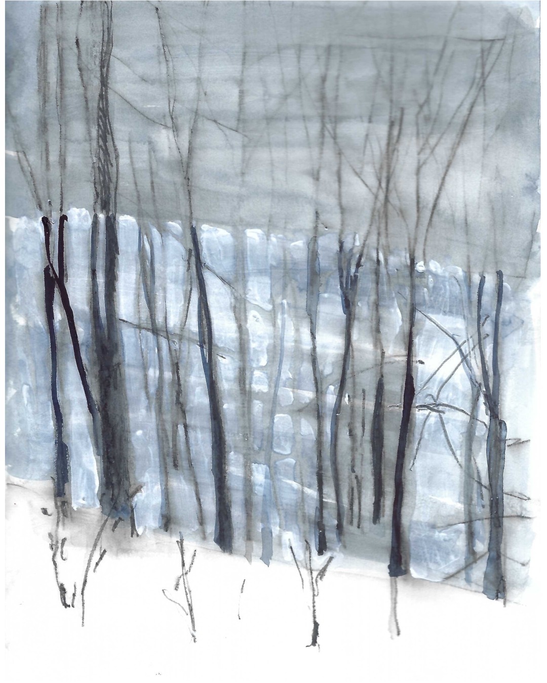 The ridge from my window, again. 

Sketchbook, March 2024.

#sketchbookdrawing #sketchbookpainting #watercolourlandscape #larentides #artquebec #markdixon