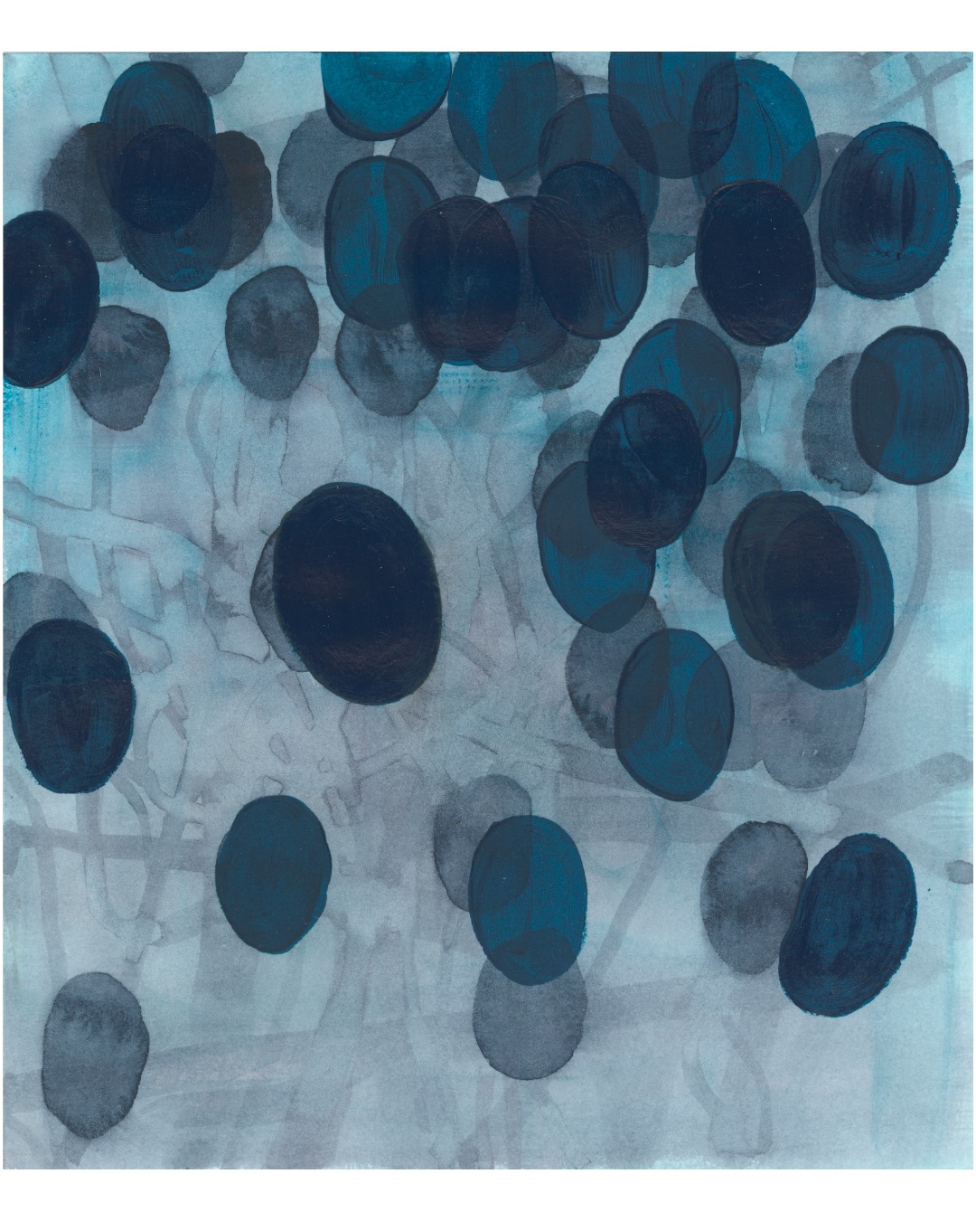 Tangled up in blue.

A small painting on paper.

#organicabstraction #smallpaintingonpaper #abstractstudy #bluepainting #abstractbluepainting #artsurpapier