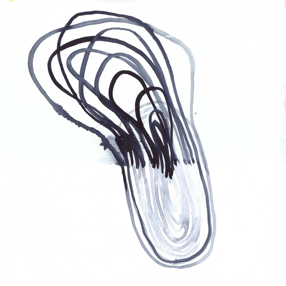 Return, returning - page from sketchbook (watercolour on gessoed paper, December 2023.

#sketchbook #artonpaper #worksonpaper #drawing #markdixon
#watercolour #abstractpainting