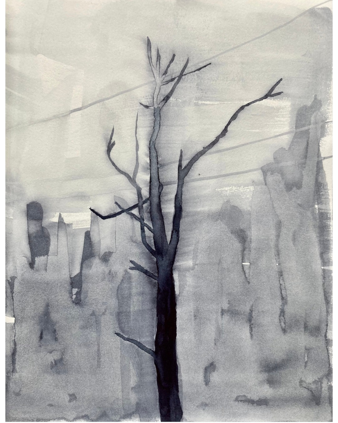 Large dead tree, a page from my sketchbook.

Seen while running series.

#sketchbook #watercolor #landscapepainting #artonpaper #landscapedrawing #markdixon #laurentides