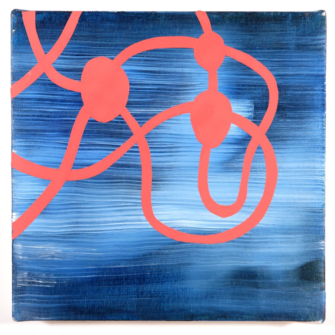 Another from the archives that I see each day in ChloÃ«'s room.
25 x 25 cm, acrylic on canvas

#canadianpainting #canadianart #markdixon #abstractpainting