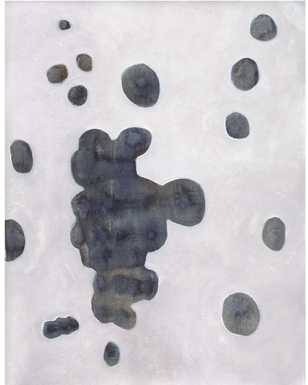 Behind the stars, watercolour and gouache in a sketchbook.

June 6, 2024.

#worksonpaper #organicabstraction #paintingstudy #sketchbook