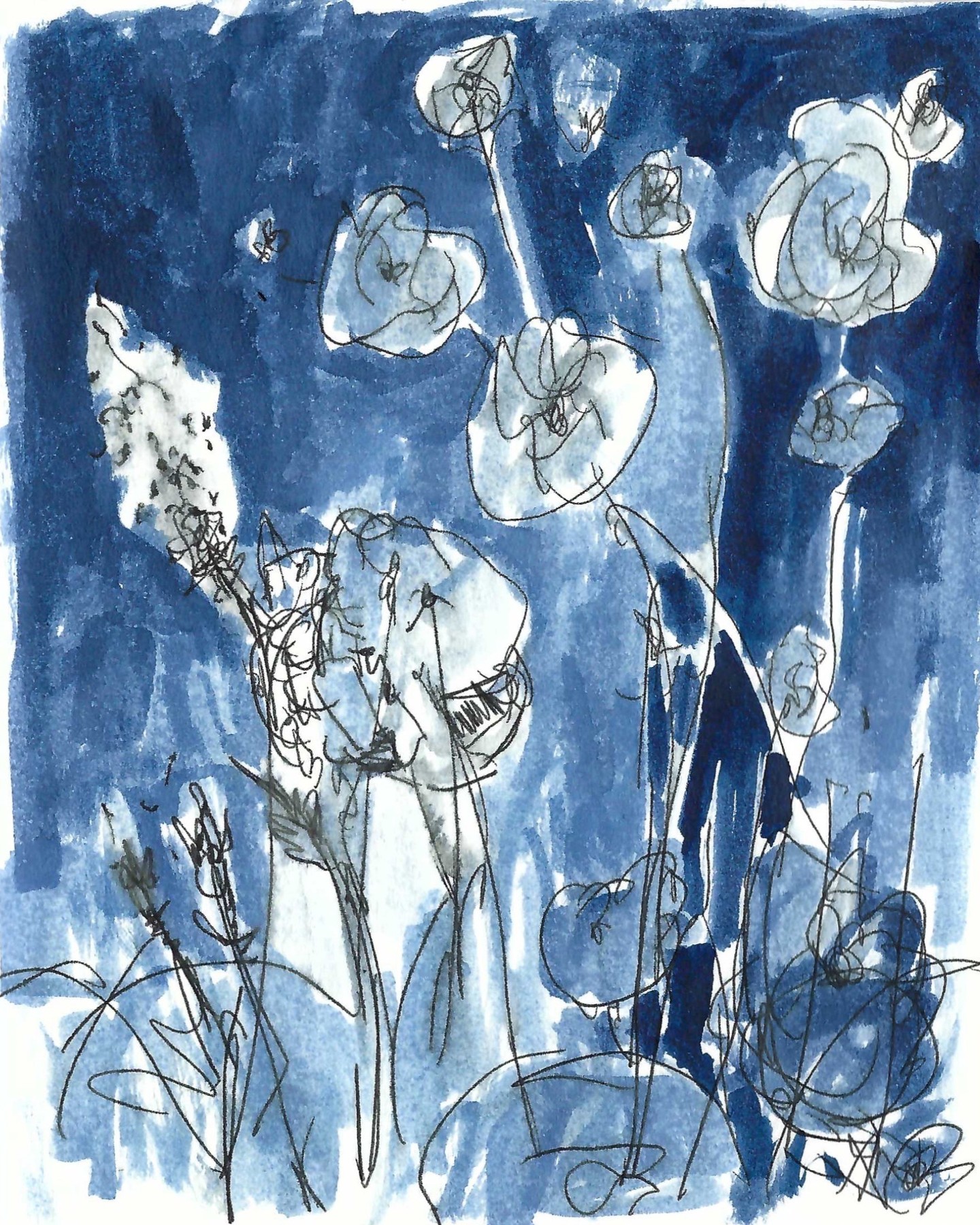 New bottle of ink.

Page from sketchbook, Oct. 19, 2023
~19 x 16 cm

#artonpaper
#watercolour
#contemporaryart
#markdixon
#artquebec